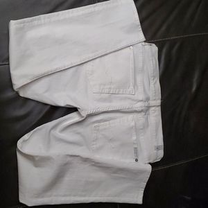 7 for all mankind white jeans size 27 inseam 27